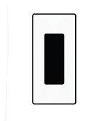 1 Gang Wallplate (White Color)