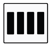 4 Gang Wallplate (White Color)